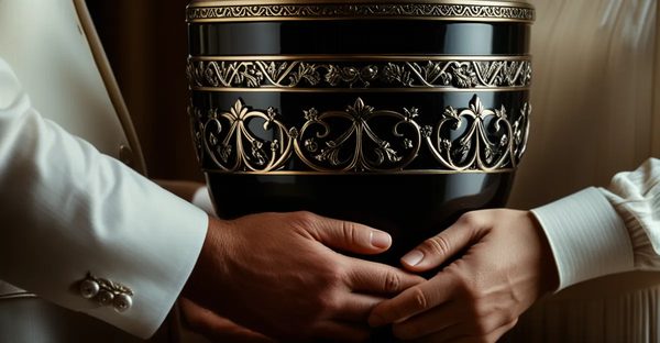 L'urne mariage romantique : symbole d'un amour éternel